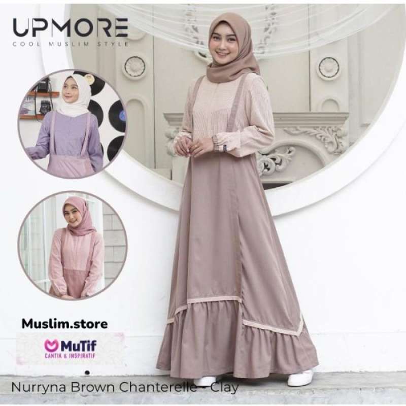 (ORIGINAL) Baju Gamis Wanita NURRYNA BY UPMORE
