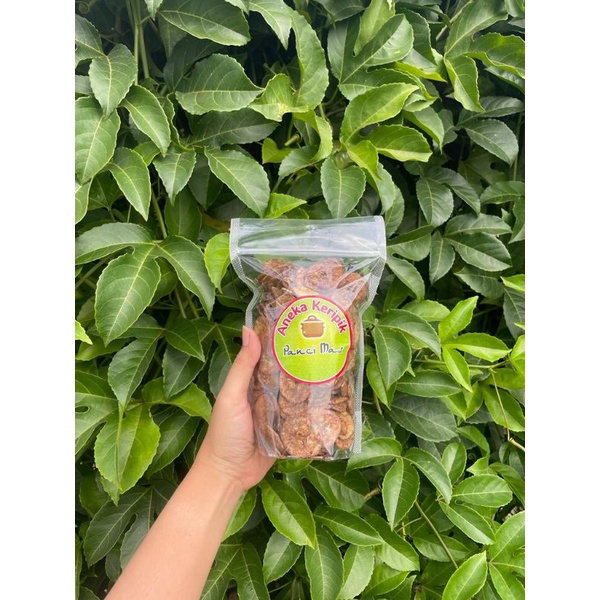 

Keripik pisang coklat kemasan standing pouch