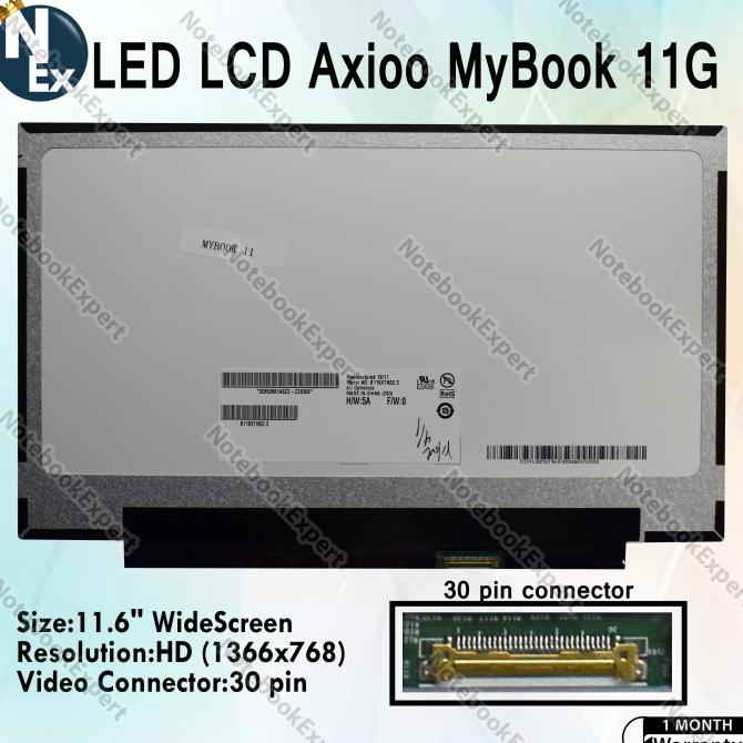 Led Lcd Axioo Mybook 11G M1169C 11.6 Inch