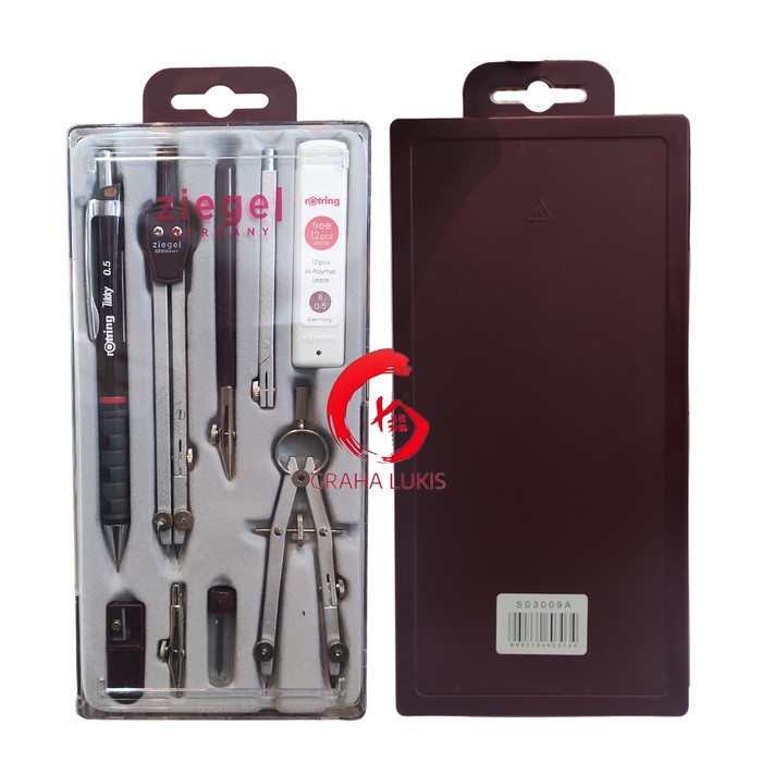 

Terlaris Ziegel Compas Set 3 - Jangka Ziegel Set