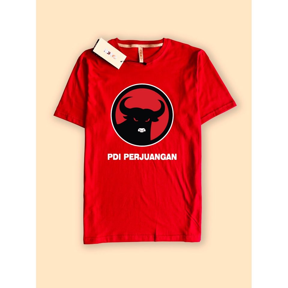Kaos Tshirt Partai PDIP PDI Perjuangan