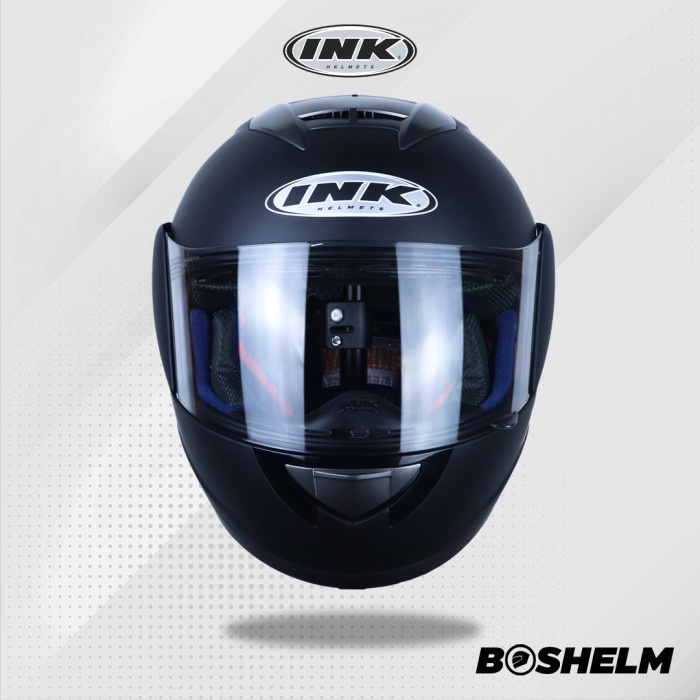 Helm Ink Cl Max Solid Hitam Doff Helm Full Face Sni