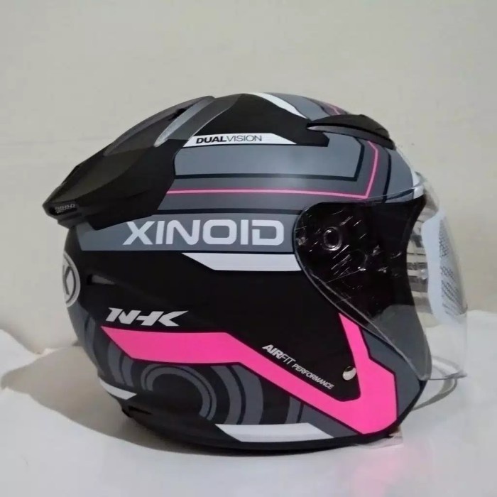 Helm Nhk R1 Xinoid Black Pink Doff