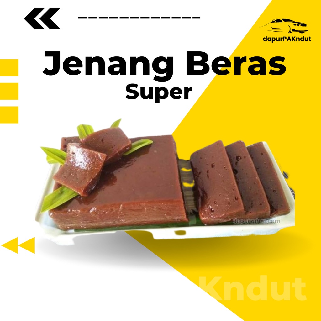 

' jenang dodol wajik beras ketan tradisional jajanan makanan khas jawa asli ponorogo a01