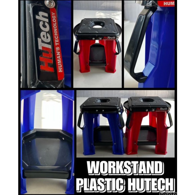 WORKSTAND HUTECH ORIGINAL MOTOCROSS JACKSTAND KOTAK DUDUK MOTOR TRAIL ENDURO TRABAS SUPERMOTO KTM HU