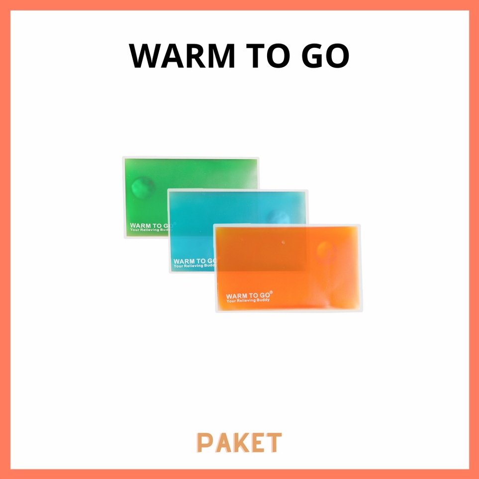 ㊖ Warm To Go | Penghangat Untuk Meredakan Nyeri Haid, Pegal, dan Cuaca Dingin | Reusable | Dapat Dig