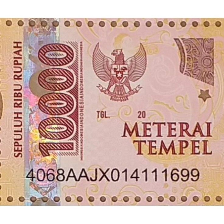 

Semangat Abis meterai / materai perangko 10000 (1 pcs/keping)