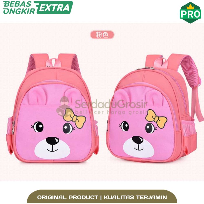 ✿KOP✿ Tas Ransel Sekolah Anak Tk Cewek Perempuan Karakter Kartun Lucu 3D Ori TERBATAS