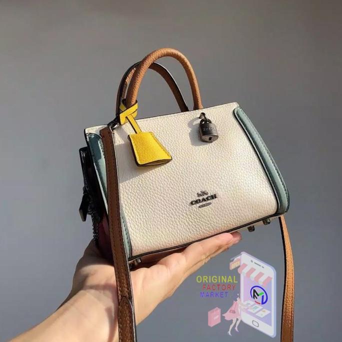 TAS COACH Micro Zoe Crossbody In Colorblock ORIGINAL COACH 1426