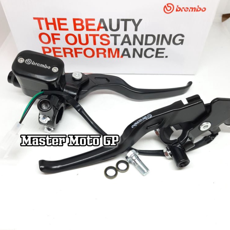 Ready CNT Master Rem tabung E3 12.7MM Master rem tabung kanan handle kiri kopling dan rem master rem