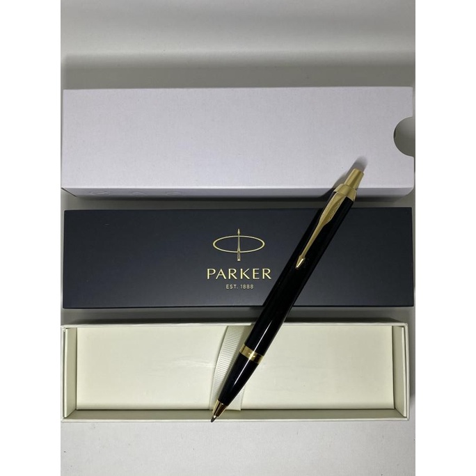 

{{{{{{] Pulpen Parker New Im Black Original BP GT ( Klip Emas )