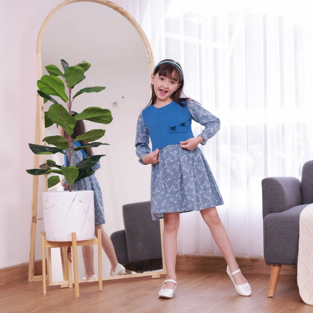 Dress Anak Perempuan 3 4 Tahun 2 Umur 1 Lucu 6 7 Cewek 5 9 12 Thn 8 Pakaian Anakanak Drres Tunik Bal