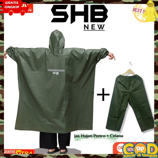 Mantol Gamis Muslimah Jas Hujan Kelelawar Jas Hujan Poncho Lengan Tebal Kuat Elastis Mantrol Klelawa