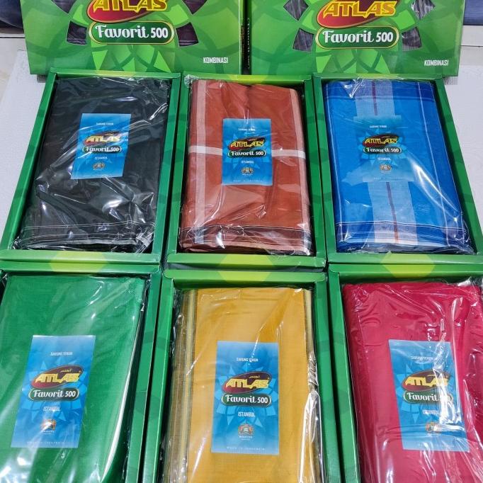 Sarung ATLAS Kain Sarung ATLAS Tenun Motif Polos the best produk