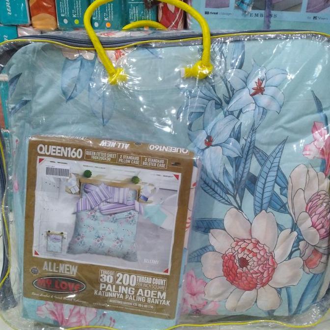 Bedcover Set- Sprei- Bedcover My Love motif baru ukuran 160x200 the best produk