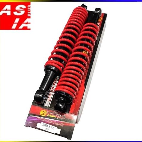 Shock Belakang Racing K1B Ori Yuzaka Variasi Honda Supra X 125 Merah Original