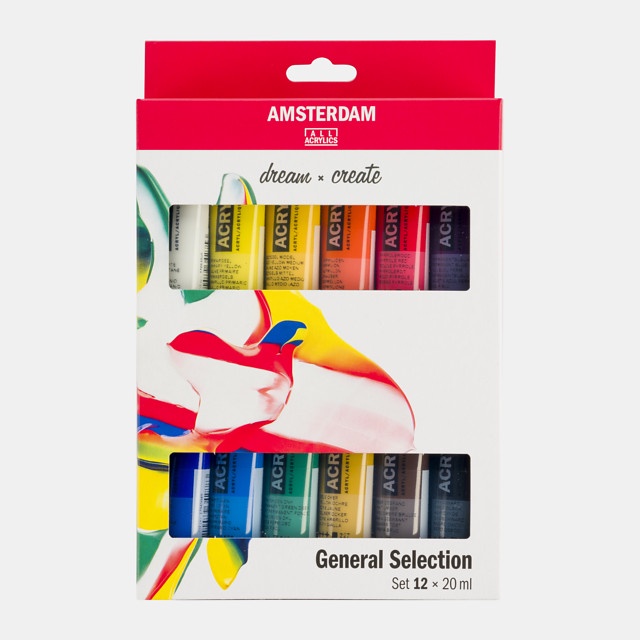 

Amsterdam Acrylics - Standard Series Acrylics Set 12 X20Ml Bestseller Paint