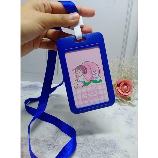 

monggo] Gantungan ID card holder cardf kalung tali kartu