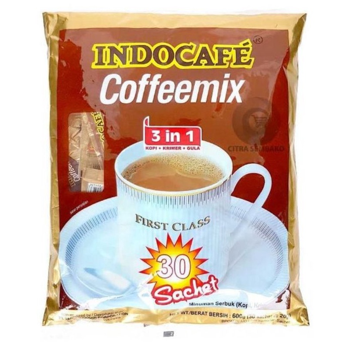 

indocafe coffeemix isi 30 saschet