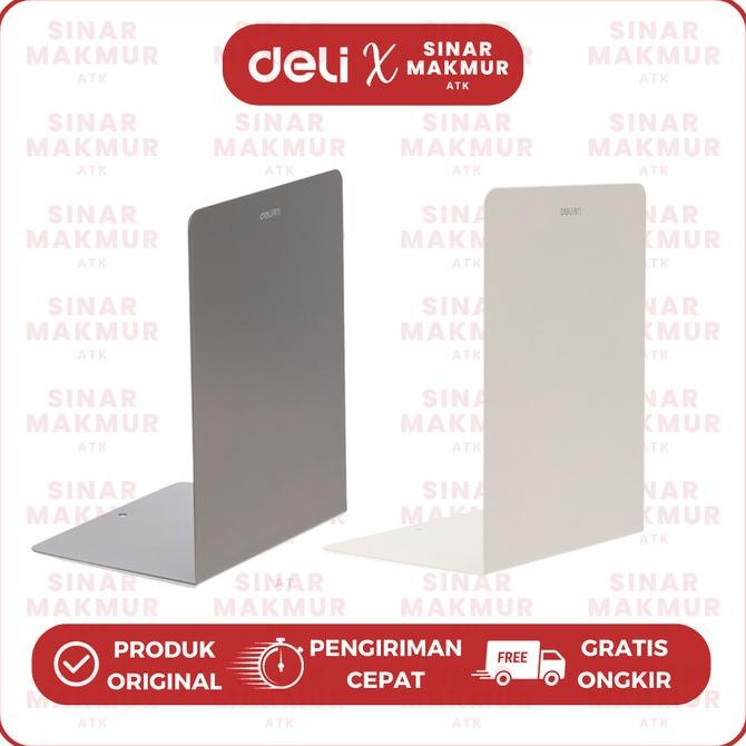 

~~~~~] Penahan Buku/Stand Book/Book End Metal Deli 78650 (SET)