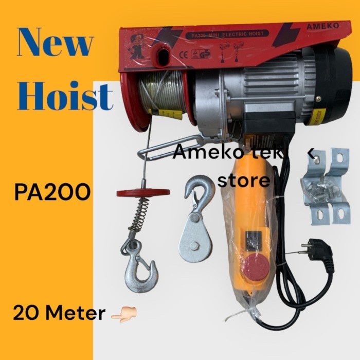 Bestseller Katrol Listrik 200Kg Hoist Katrol Pa 200