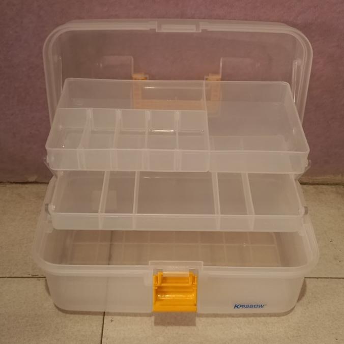 Krisbow Tool Box Bertingkat / Tool Box Plastick