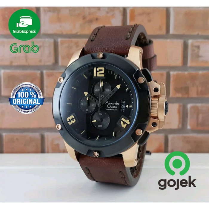 Sale Stock Jam Alexandre Christie Pria Sport / Jam Ac6295Mc Original