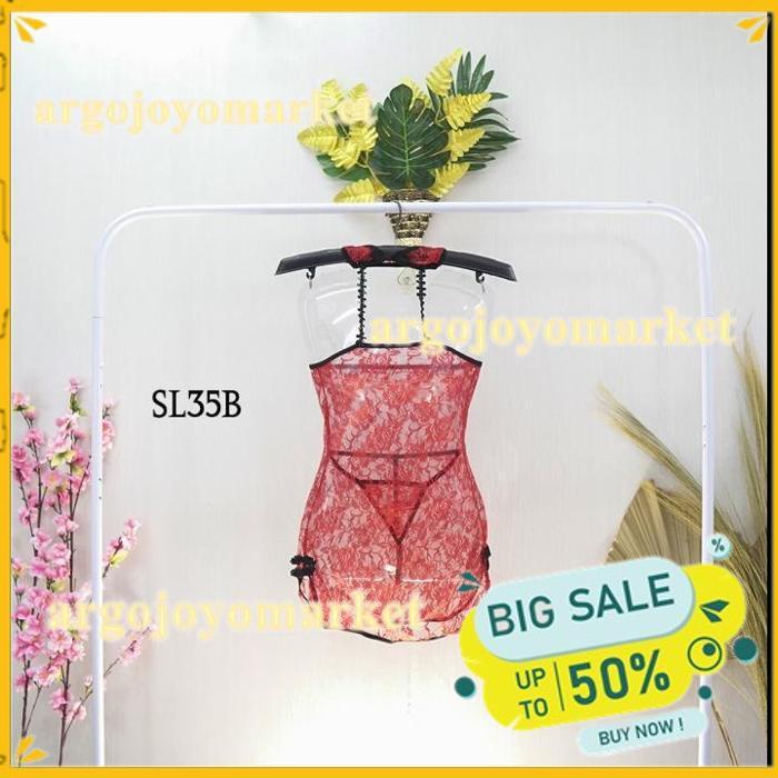 SEXY LINGERIE BABYDOLL DRESS BAJU TIDUR CHEONGSAM CHINA SEKSI SL35B HIGHT CLASS