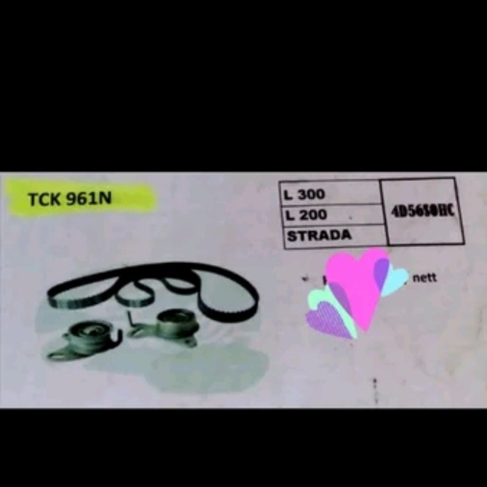 Teming belt TIMING BELT KOMPLIT L300 KUDA DIESEL GATES ASLI best deal