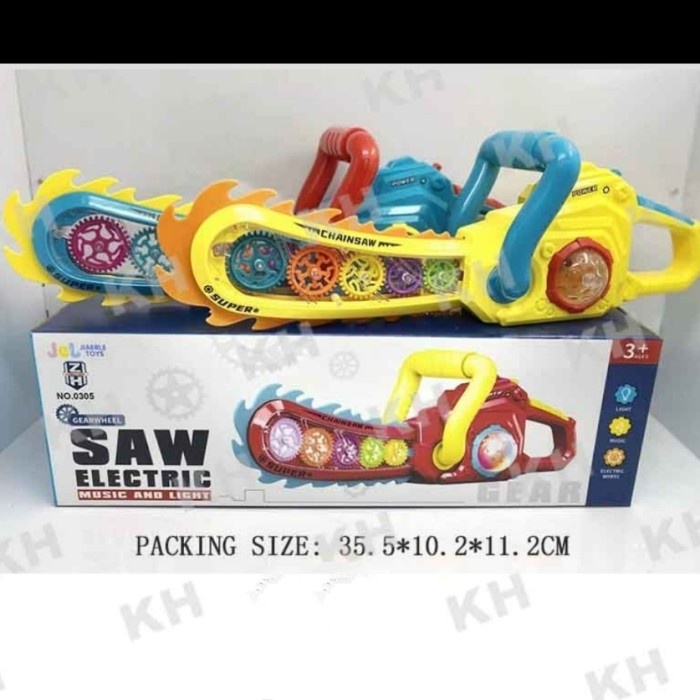 Terlaris Mainan Edukasi Gergaji Mesin Musik Dan Lampu