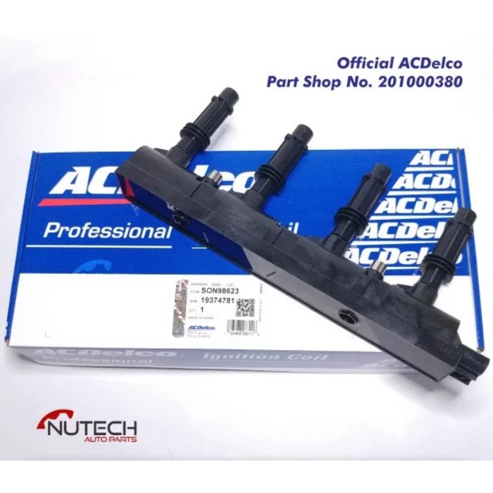 coil koil mobil chevrolet spin 1.2 aveo sonic trax acdelco ori gm garansi sparepart