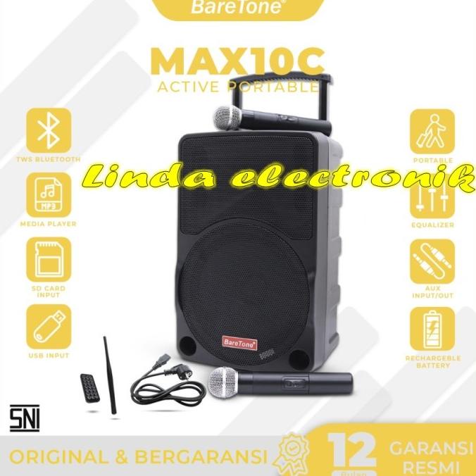 portable meeting wireless baretone max10c / max 10c / max10 c 10 inch