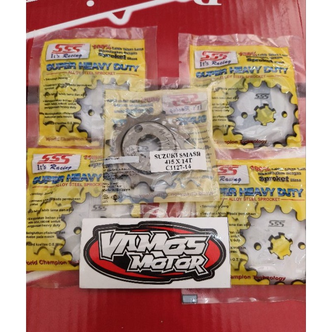 Gir Depan SSS 415 14 Honda Supra Revo Kharisma