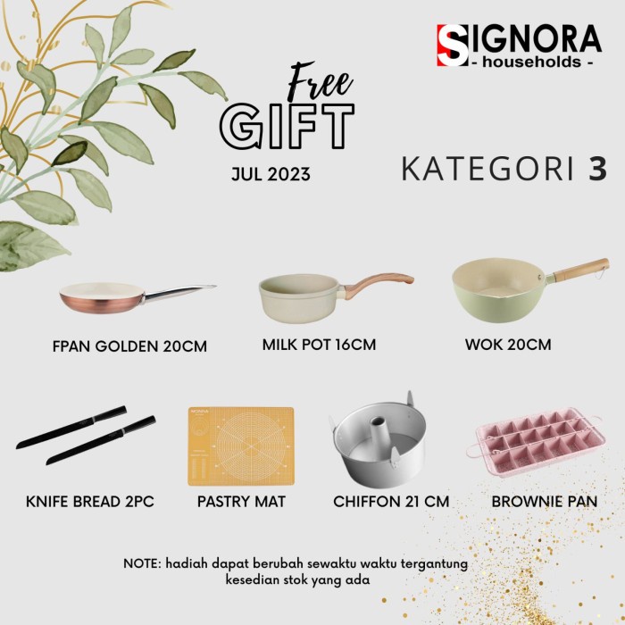 Signora - Oven Listrik Oven De Amore 38 Liter Gratis Hadiah