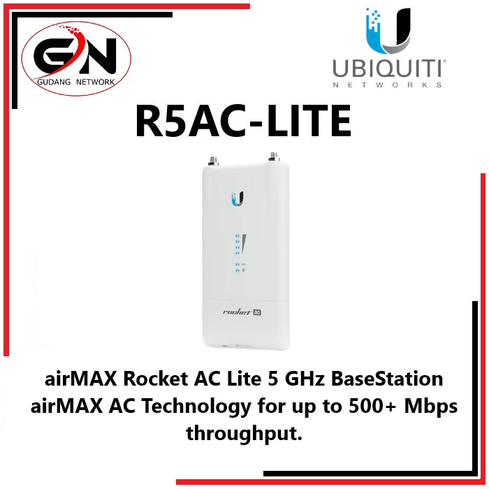 Ubiquiti R5Ac-Lite Rocket M5 Ac Lite Terbaru