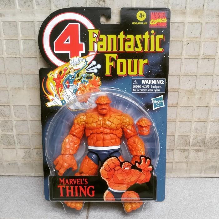 [[[ PROMO ]]] HASBRO MARVEL LEGENDS RETRO FANTASTIC 4 FOUR THE THING F4 VINTAGE
