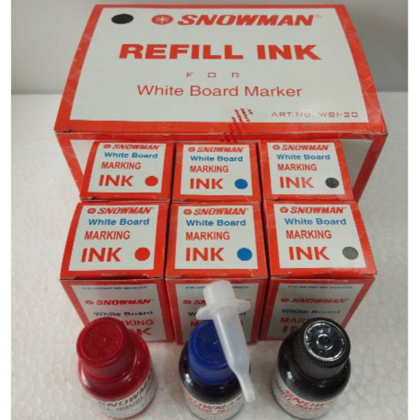 

MWFQ0528 TINTA SPIDOL WHITEBOARD SNWOMAN / SNOWMAN WHITE BOARD MARKING INK / REFFIL SPIDOL