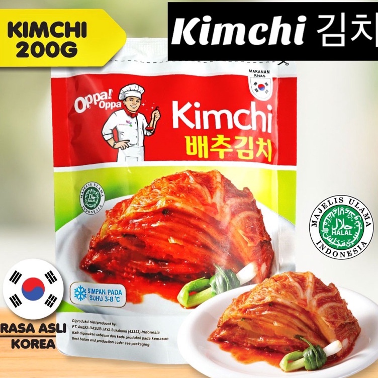 

LPPR0828 Kimchi Sawi Fresh Halal Oppa Korea 200 gram