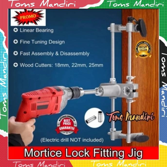 TERBARU  Mortiser Door Lock Fitting Jig Tool ( Lobang Pintu Kayu )