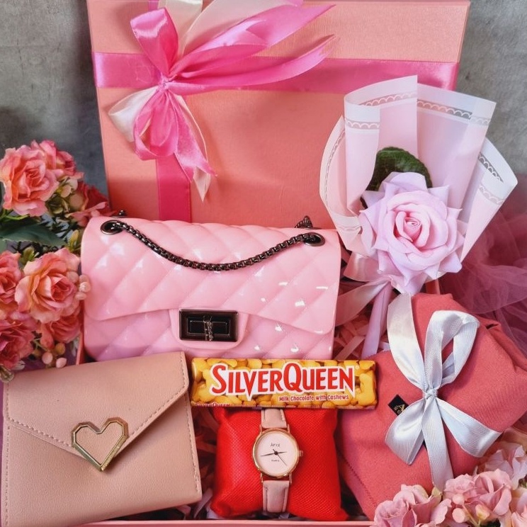 

XGHL2559 PREMIUM Kado Tas Cewek / Hampers Ultah Cewek / Hadiah Pacar