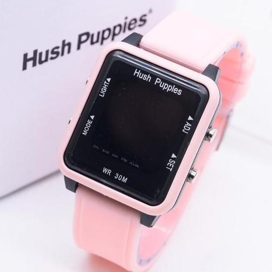 JAM TANGAN CEWEK HUSH PUPPIES DIGITAL KOTAK TRIHANDAYANI570