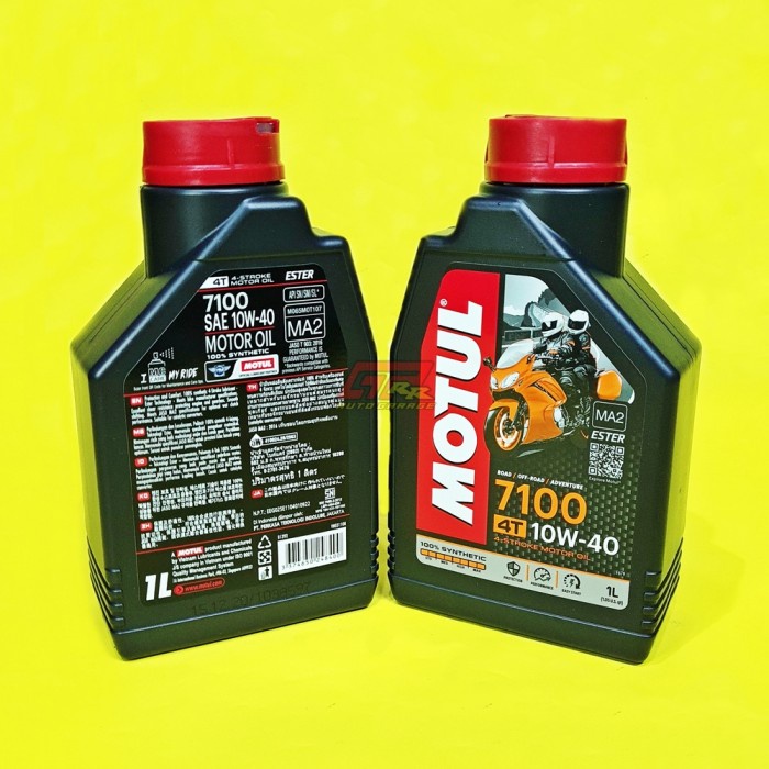 Terlaris Oli Motul 7100 10W-40 1L Cbr 250Rr New Ninja 250 250Fi Z250 R25 Mt25