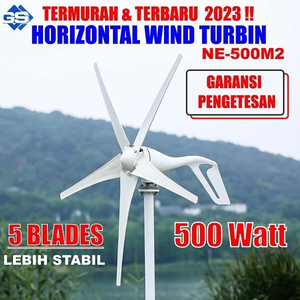 Turbin Angin / Wind Turbine 500W + Controller / Wind turbine