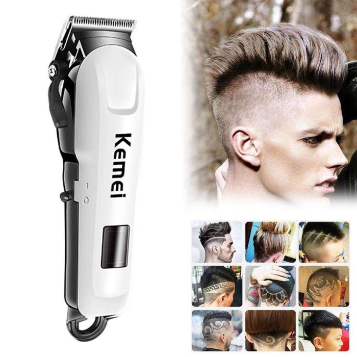 Alat Mesin Cukur Rambut Rechargeable Kemei KM-809A / KM809A / KM 809A