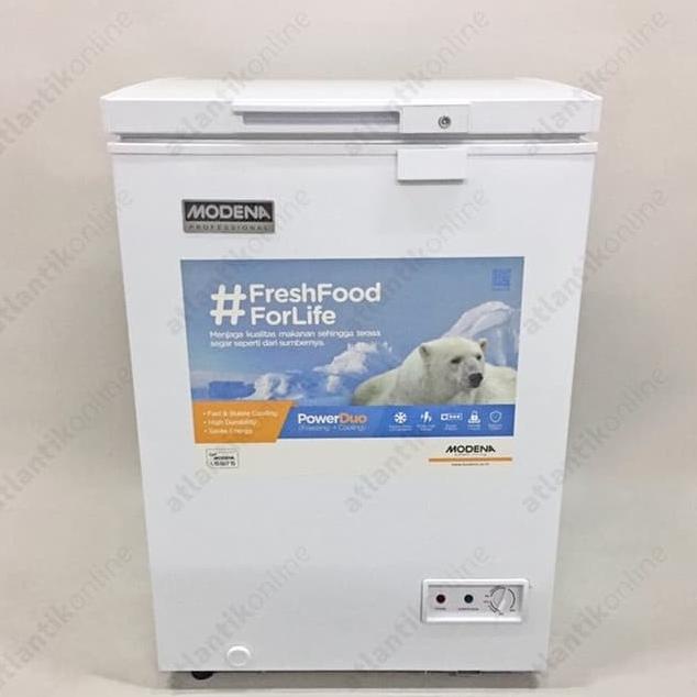 ~@~@~@~@] Modena Chest Freezer Box 100Liter MD-10W PROMO MURAH GARANSI