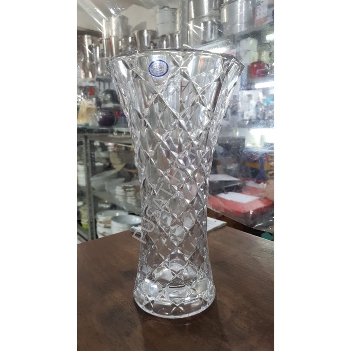 FORMIA VASE / VAS / POT BUNGA KRISTAL KACA 30 CM / 30CM