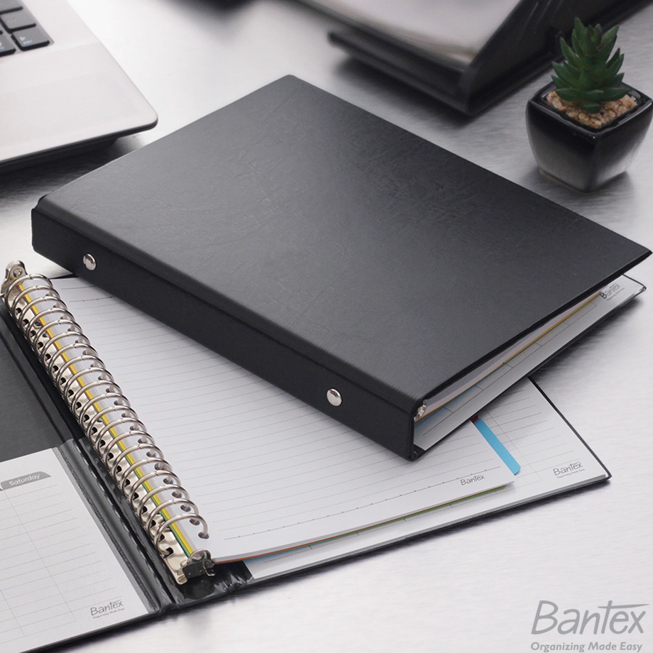 

Laris Lagi Bantex Binder Note A5 20 Ring Besi Loose Leaf Multiring Binder Black 1324 10