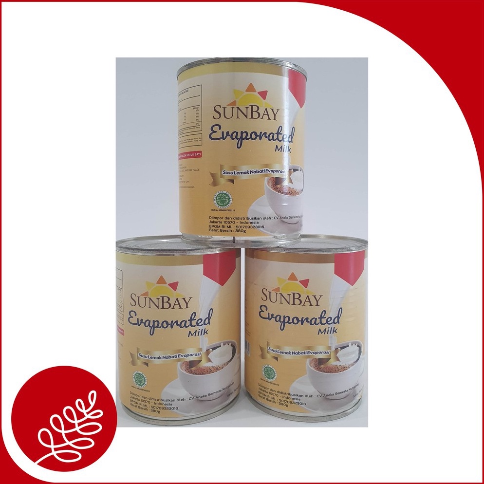 

YJRY1557 SUSU EVAPORATED SUNBAY 380GR / MAKANAN / MINUMAN / SUSU / SUSU EVAPORASI