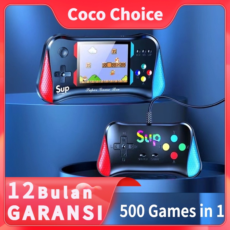 Coco Choice Gameboy Game Ni Portabel Konsol Retro 500 Games 8 Bit Sup Game Boy 2Player