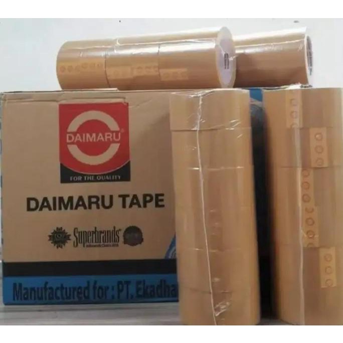 

:::::::] Daimaru Lakban Daimaru Coklat/ Cokelat / Bening 2in / 2 inch / 2 in